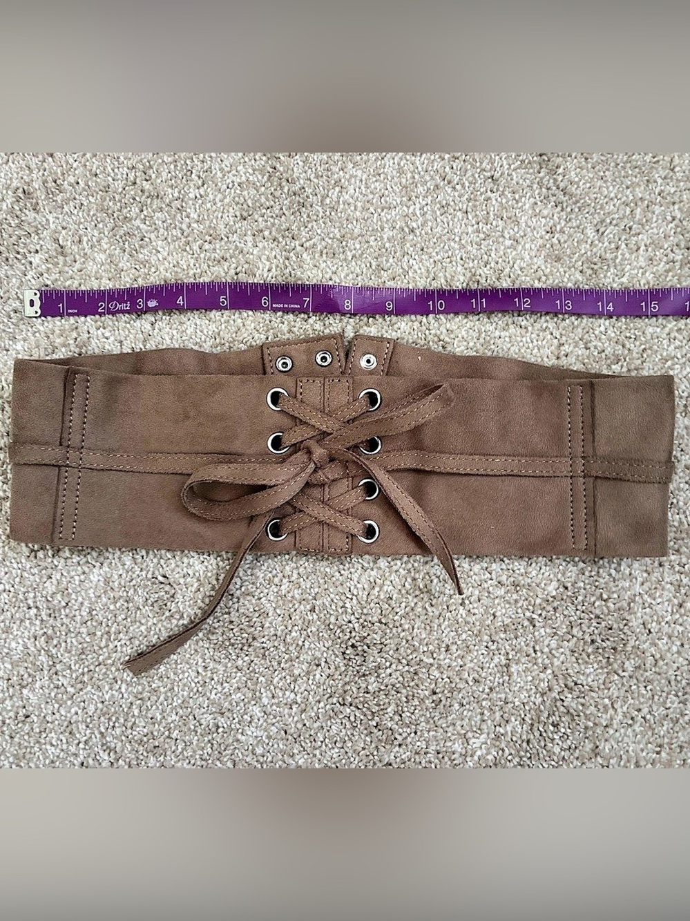 LP by Linea Pelle Lace-Up Brown Belt